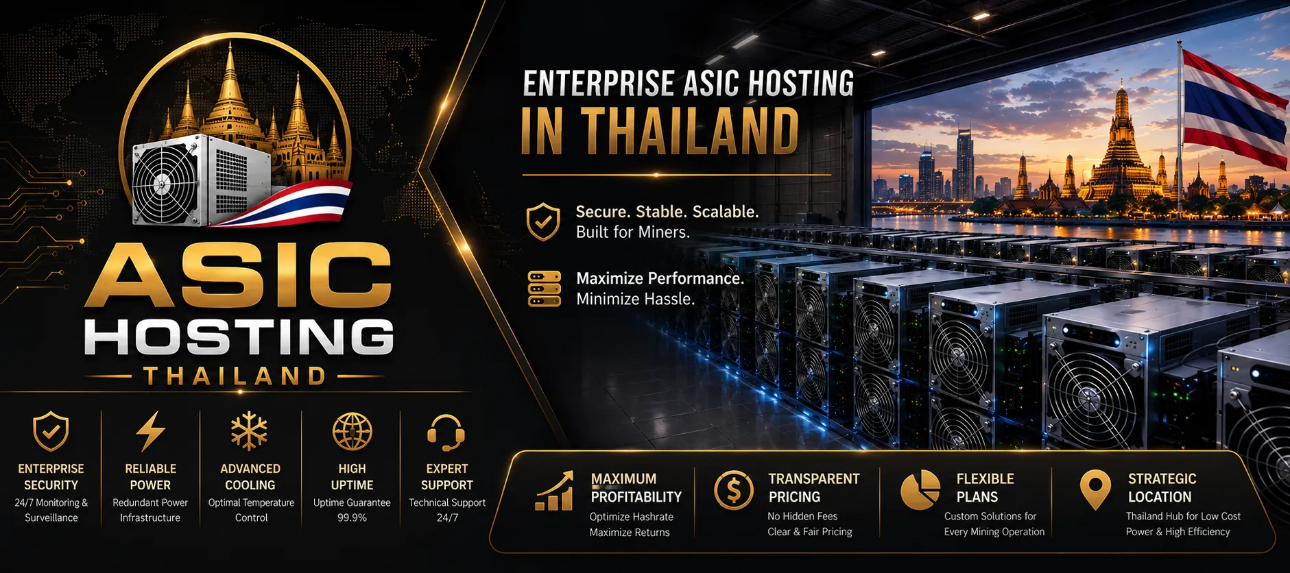 ASIC Mining Hosting in Thailand: A Growing Opportunity for Crypto Miners
