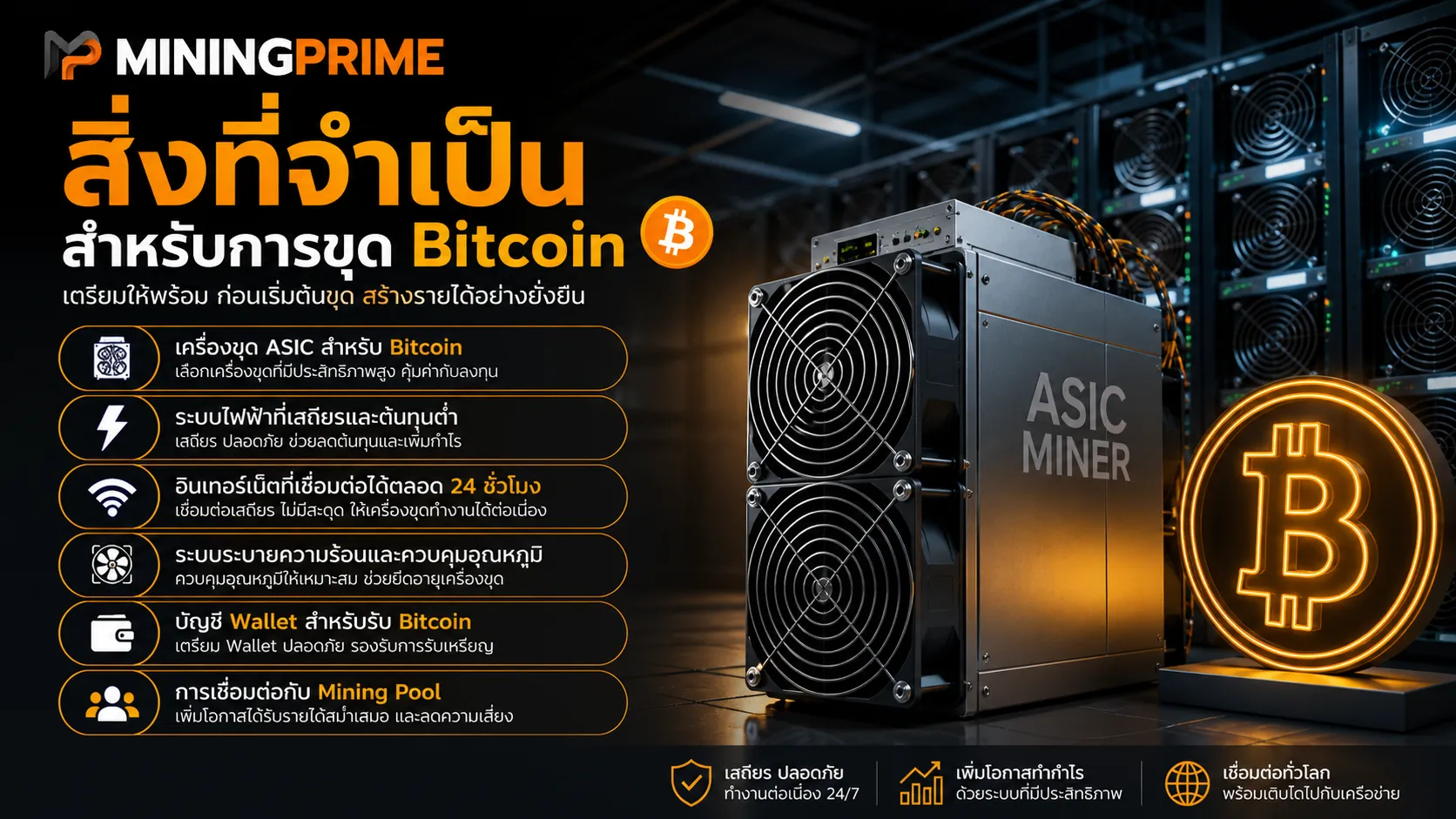 การขุด Bitcoin ทำได้อย่างไร?