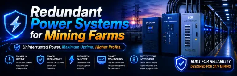 Redundant Power Systems for Mining Farms 2 Redundant Power Systems for Mining Farms