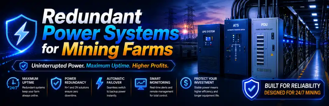 Redundant Power Systems for Mining Farms 1 Redundant Power Systems for Mining Farms