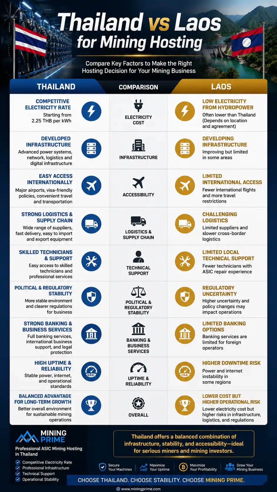 Thai & Laos mining hosting