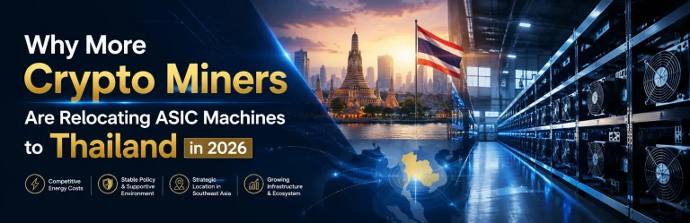 Why More Crypto Miners Are Relocating ASIC Machines to Thailand in 2026