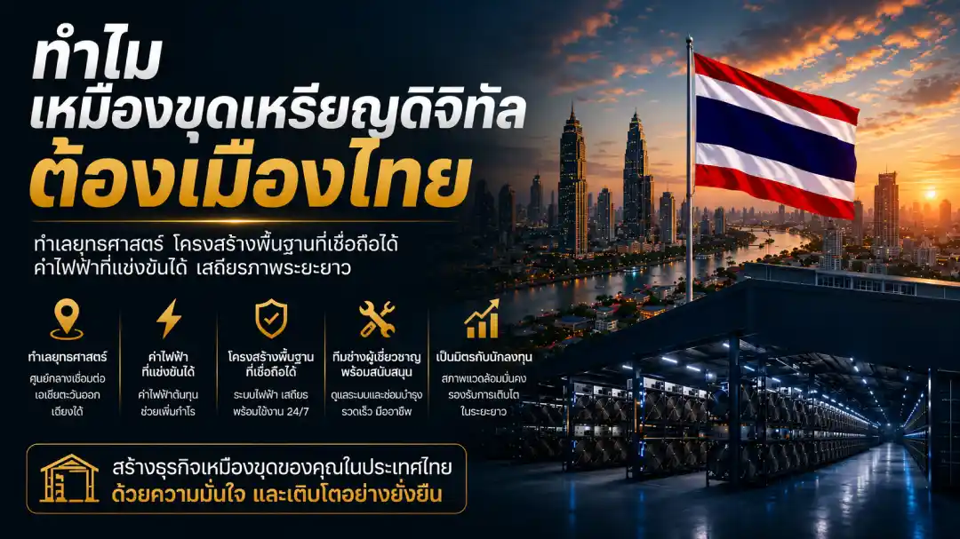 Why Thailand for Crypto Mining