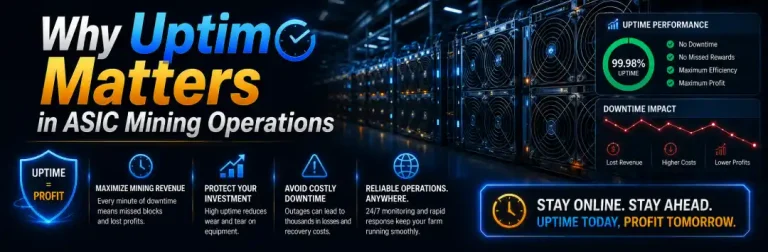 Why Uptime Matters in ASIC Mining Operations 9 Why Uptime Matters in ASIC Mining Operations