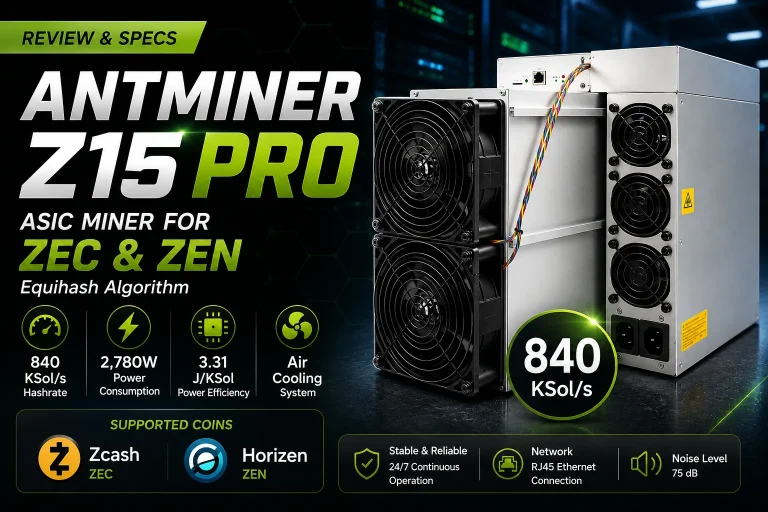 Antminer Z15 Pro Review: Bitcoin Mining Hardware for ZEC & ZEN Explained 2 Antminer Z15 Pro Review: Bitcoin Mining Hardware for ZEC & ZEN Explained